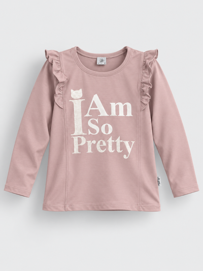"Pretty" majica sa volanima