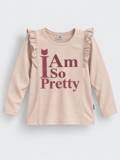 "Pretty" majica sa volanima