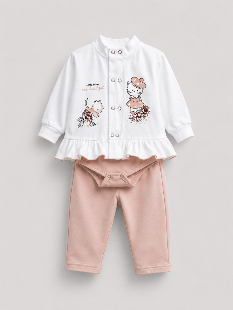 Komplet jaknica i pantalone "Maca" za bebe