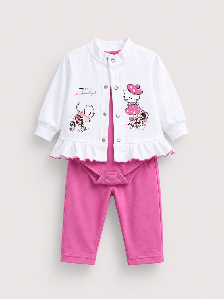 Komplet jaknica i pantalone "Maca" za bebe