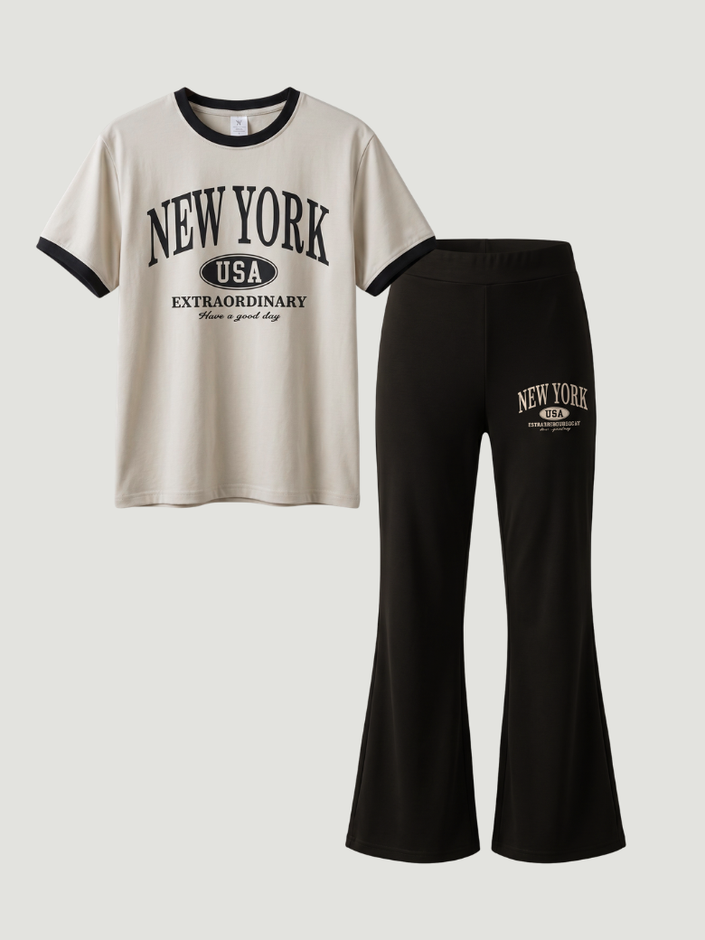 Komplet "New York" za devojčice – detalj 3 – Model Kids